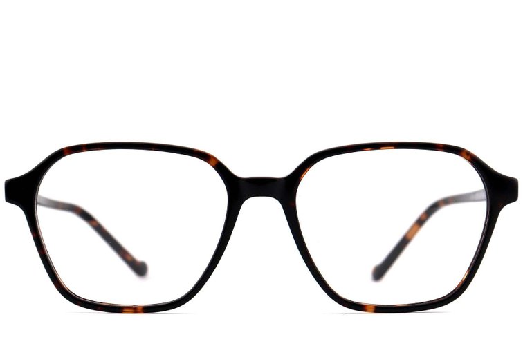 Rectangular Tortoiseshell Acetate Glasses #BS2012-0571