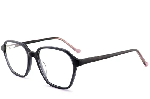 Verres rectangulaires en acétate gris #BS2012-0572