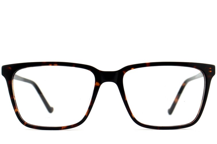 Rectangular Tortoiseshell Acetate Glasses #BS2012-0580