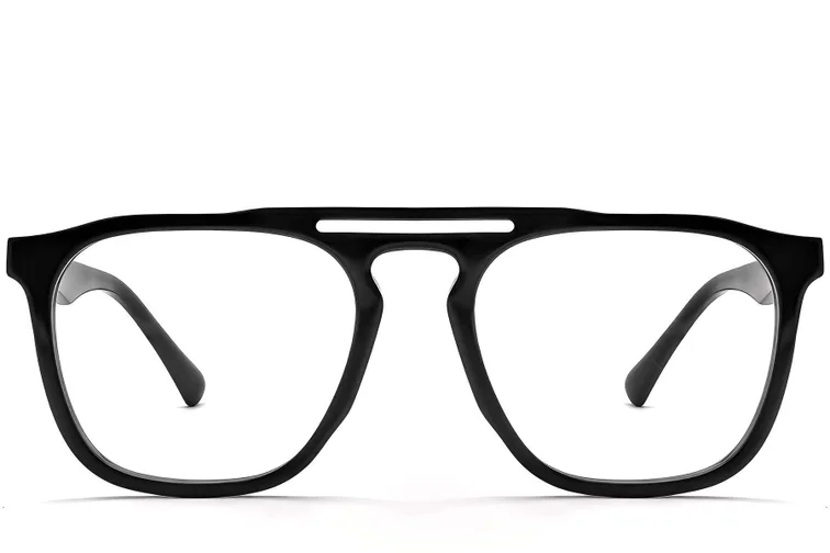 Aviator Black Acetate Glasses #BS2012-0584