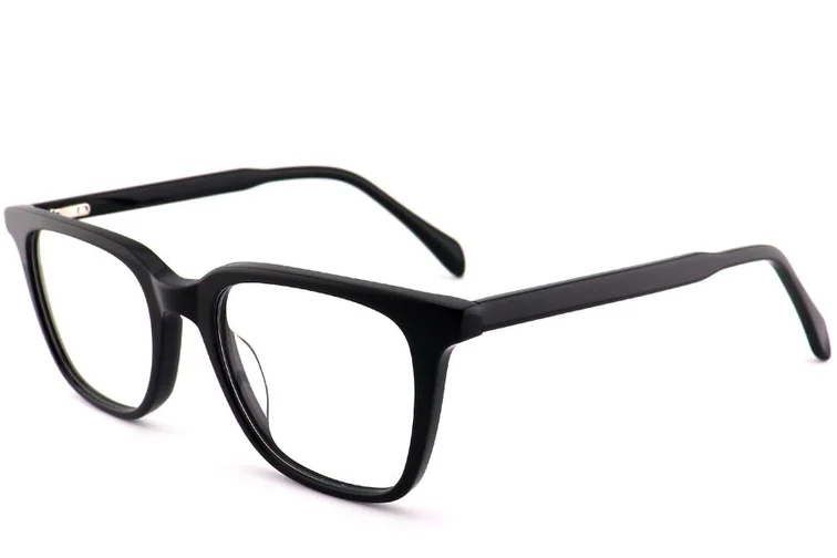 Vasos rectangulares de acetato negro #BS2012-0585