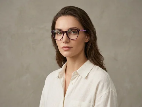 Lunettes ovales en acétate écaille de tortue #BS2012-0590