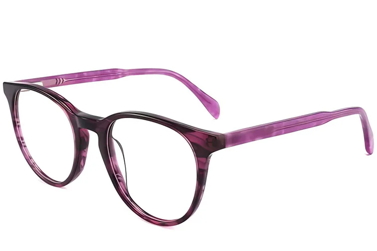 Oval Tortoiseshell Acetate Glasses #BS2012-0590