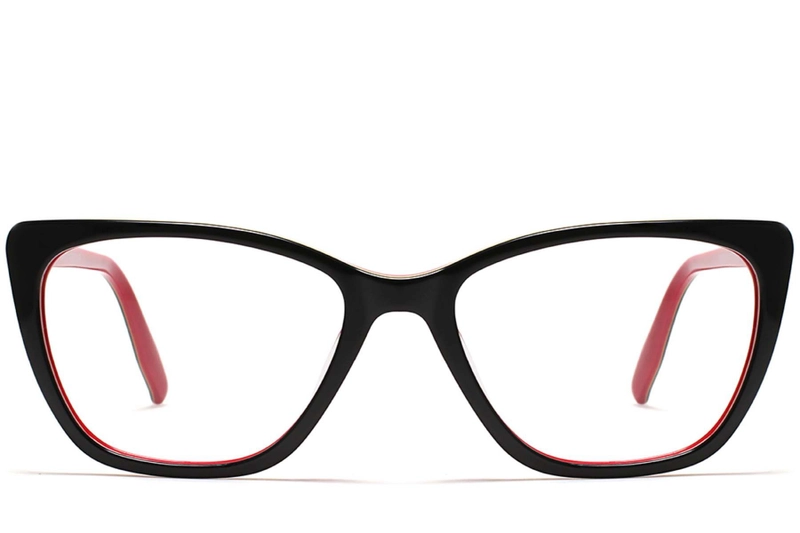 Butterfly Black Acetate Glasses #BS2012-0600