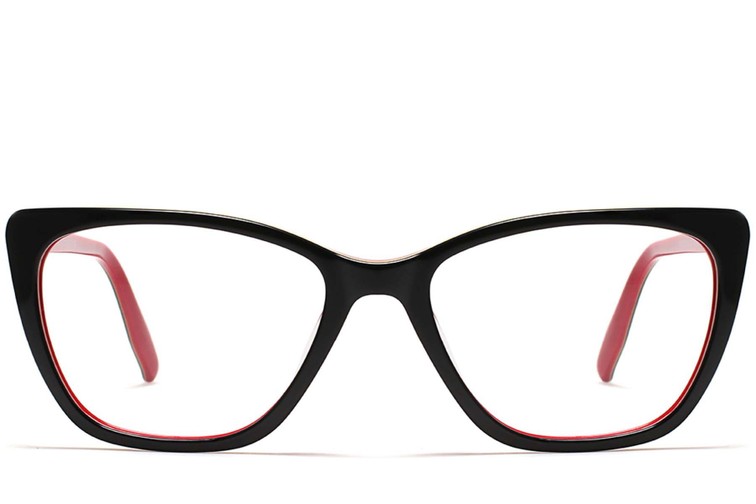 Butterfly Black Acetate Glasses #BS2012-0600