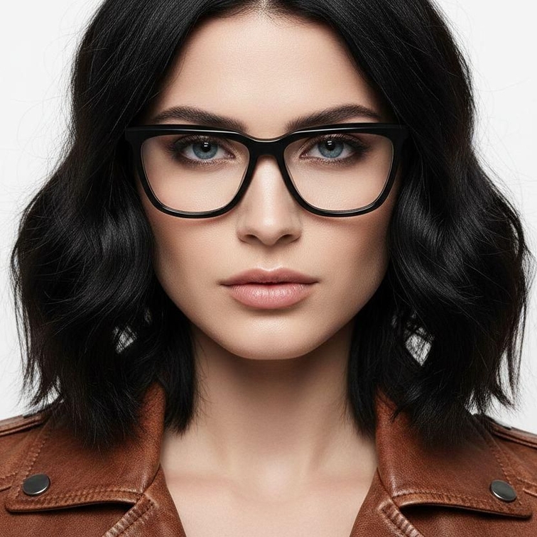 Butterfly Black Acetate Glasses #BS2012-0603