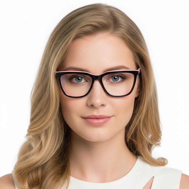 Butterfly Black Acetate Glasses #BS2012-0604