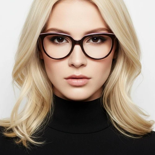 Vasos ovalados de acetato morado #BS2012-0606