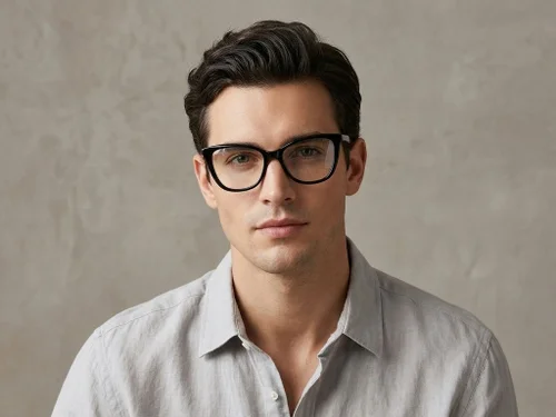 Lunettes papillon en acétate noir #BS2012-0609