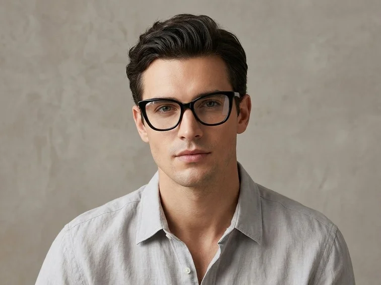 Butterfly Black Acetate Glasses #BS2012-0609