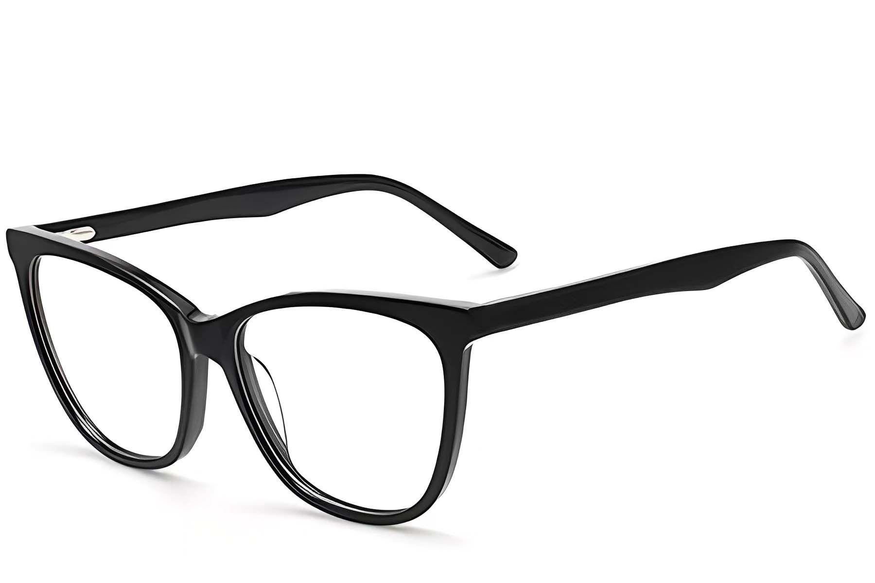 Butterfly Black Acetate Glasses #BS2012-0609