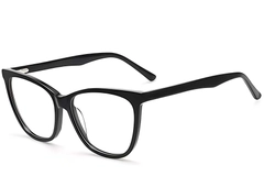 Lunettes papillon en acétate noir #BS2012-0609