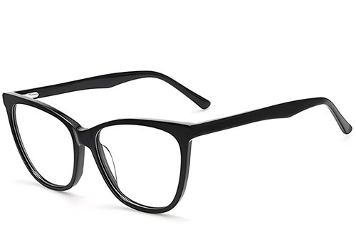Lunettes papillon en acétate noir #BS2012-0609