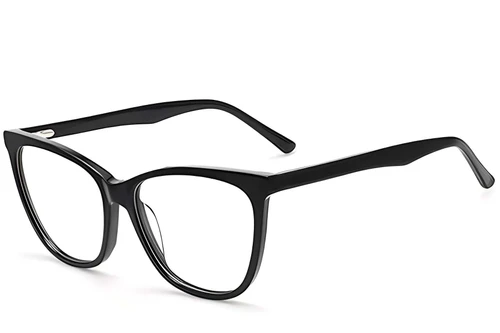 Lunettes papillon en acétate noir #BS2012-0609