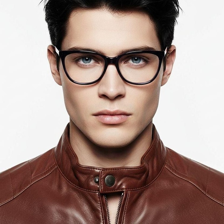 Lunettes en acétate violet papillon #BS2012-0612