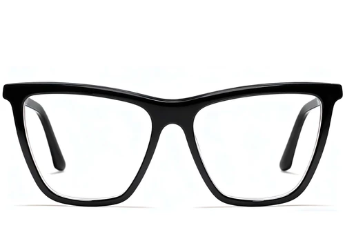 Gafas de acetato negro con forma de mariposa #BS2012-0613