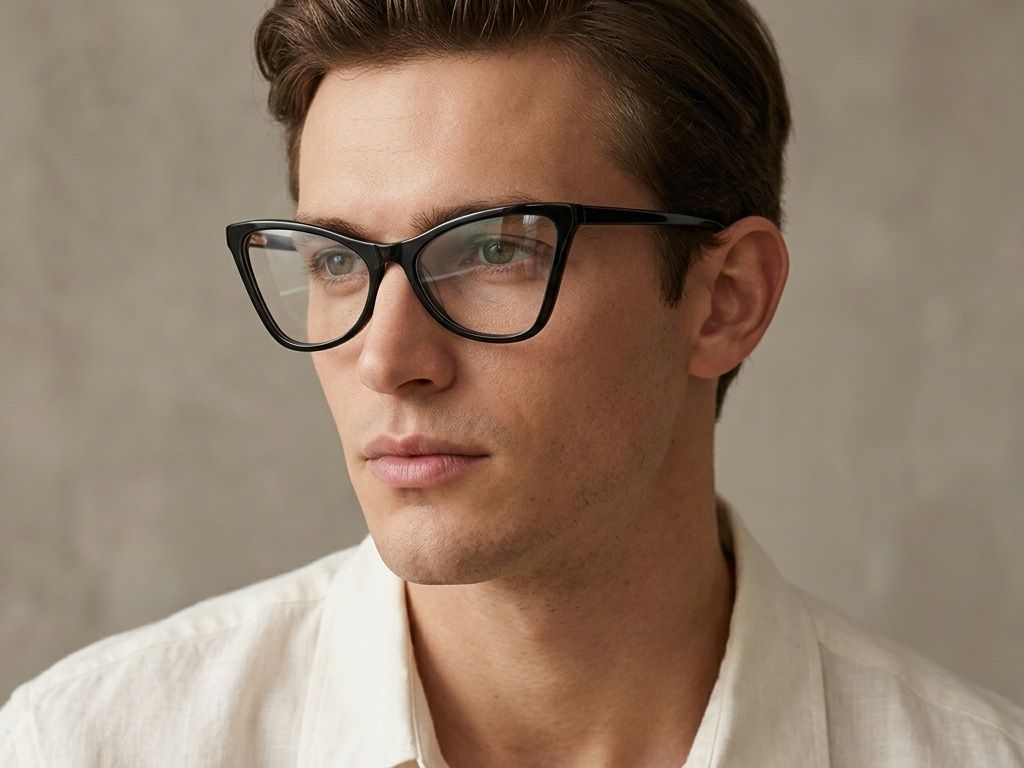 Butterfly Black Acetate Glasses #BS2012-0614