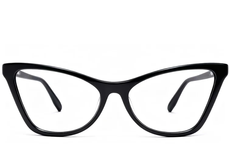 Butterfly Black Acetate Glasses #BS2012-0614