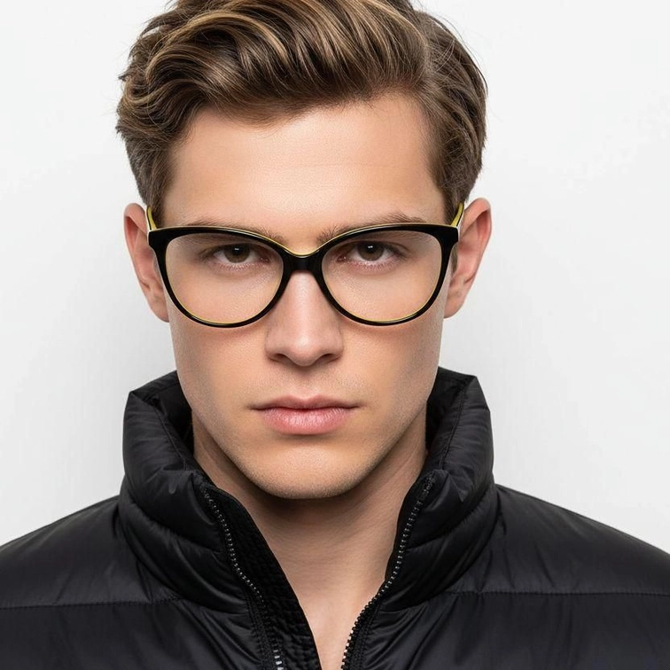 Butterfly Black Acetate Glasses #BS2012-0620