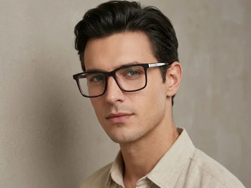 Lunettes rectangulaires en acétate violet #BS2012-0622