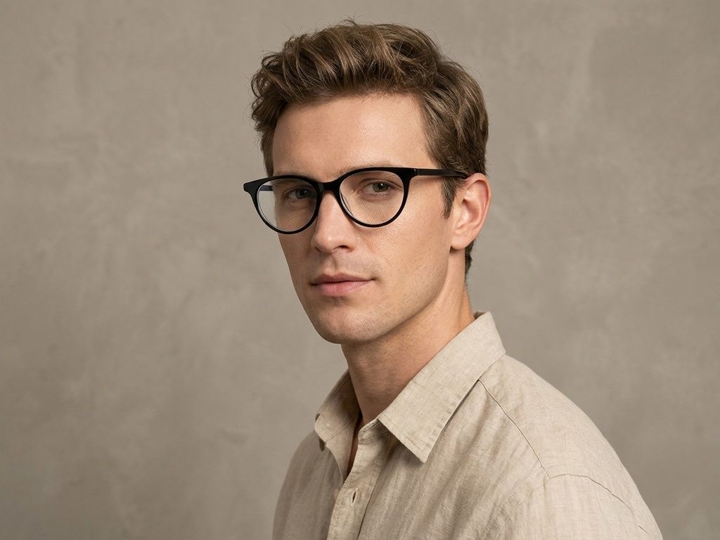 Butterfly Black Acetate Glasses #BS2012-0626