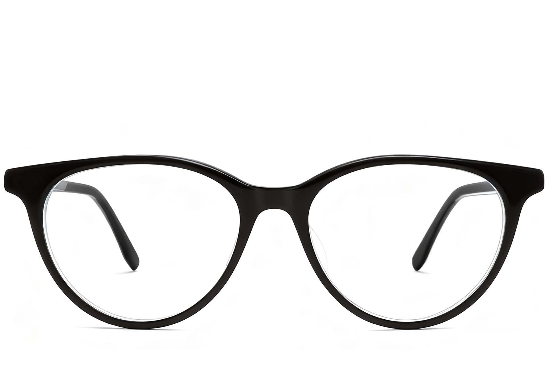 Butterfly Black Acetate Glasses #BS2012-0626