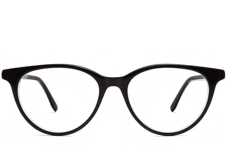 Butterfly Black Acetate Glasses #BS2012-0626
