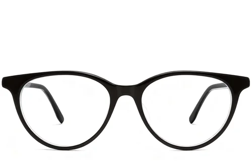 Lunettes papillon en acétate noir #BS2012-0626