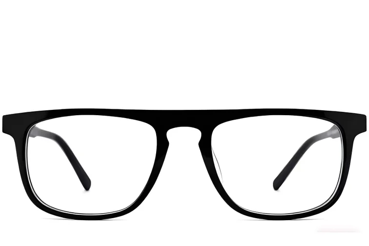 Aviator Black Acetate Glasses #BS2012-0630