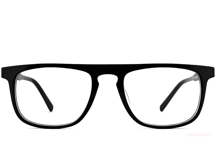 Aviator Black Acetate Glasses #BS2012-0630