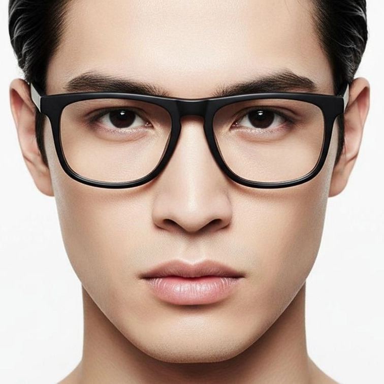 Aviator Black Acetate Glasses #BS2012-0630
