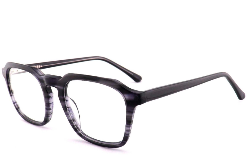Rectangular Tortoiseshell Acetate Glasses #BS2012-0642