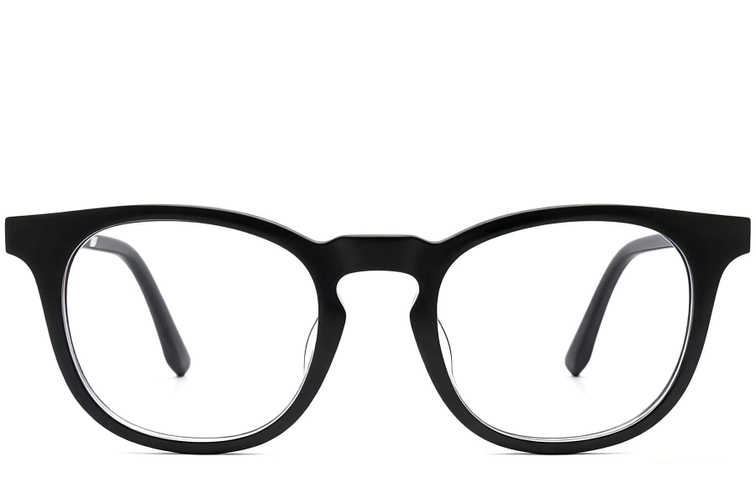 Lunettes papillon en acétate noir #BS2012-0643