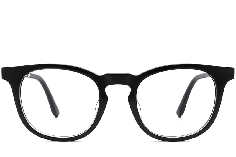 Lunettes papillon en acétate noir #BS2012-0643