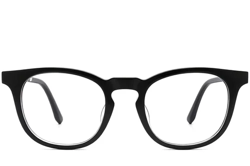 Lunettes papillon en acétate noir #BS2012-0643