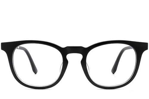 Lunettes papillon en acétate noir #BS2012-0643