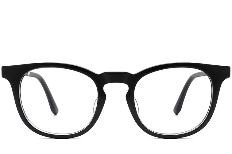 Gafas de acetato negro con forma de mariposa #BS2012-0643