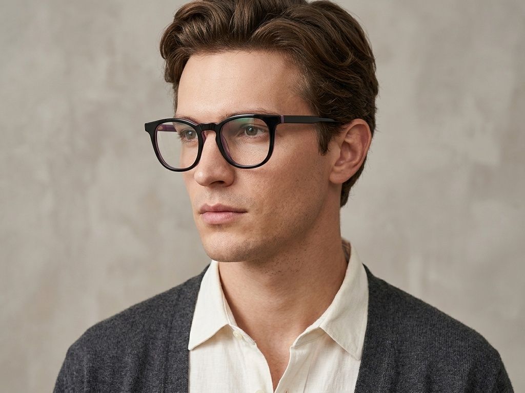 Butterfly Black Acetate Glasses #BS2012-0644