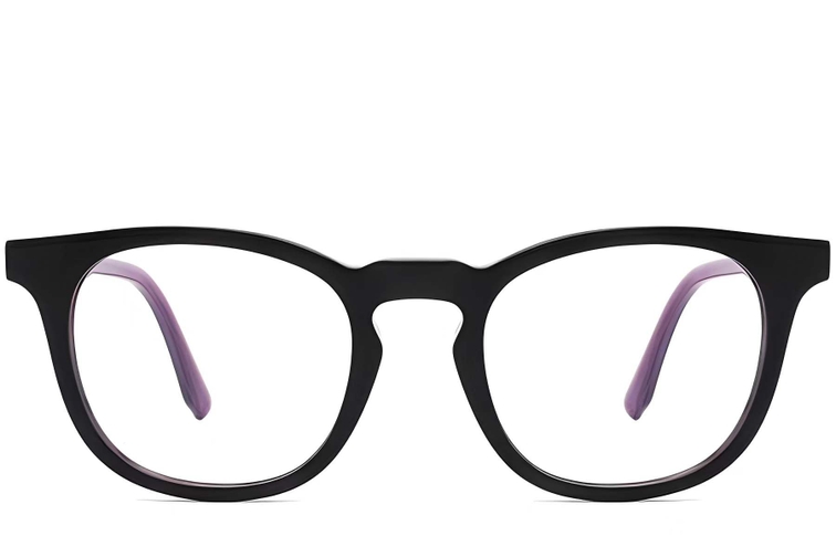 Butterfly Black Acetate Glasses #BS2012-0644