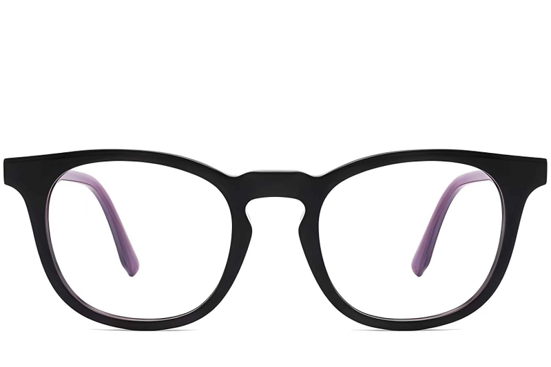 Lunettes papillon en acétate noir #BS2012-0644