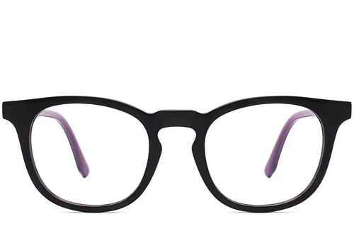 Lunettes papillon en acétate noir #BS2012-0644