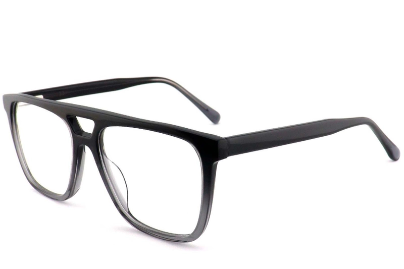 Lunettes aviateur en acétate gris #BS2012-0659