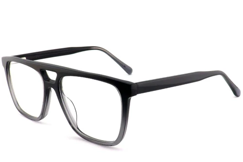 Lunettes aviateur en acétate gris #BS2012-0659