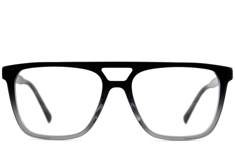 Aviator Grey Acetate Glasses #BS2012-0659