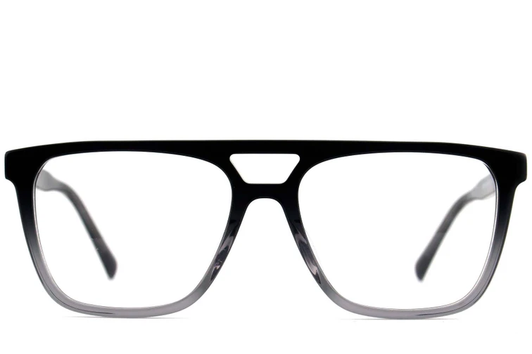 Aviator Grey Acetate Glasses #BS2012-0659
