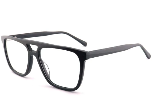 Lunettes aviateur en acétate gris #BS2012-0660