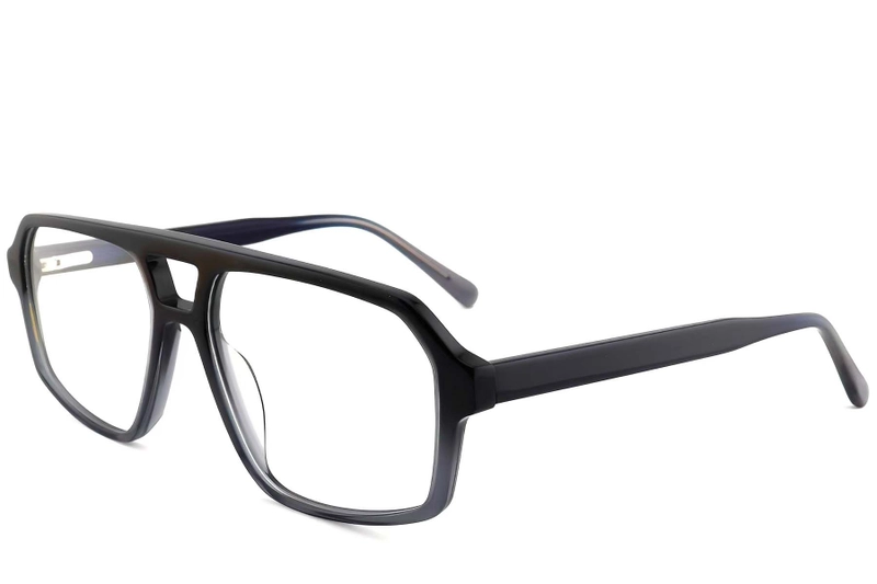 Gafas de acetato gris aviador #BS2012-0664