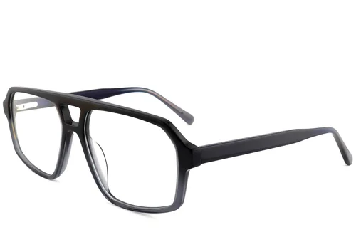 Lunettes aviateur en acétate gris #BS2012-0664