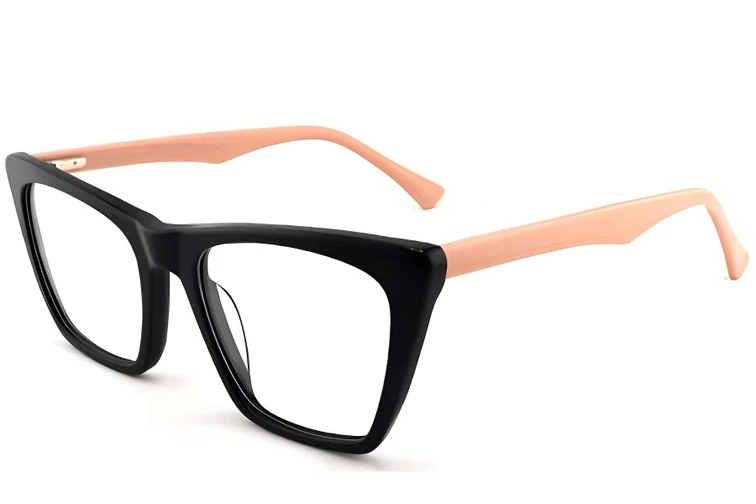 Gafas de acetato negras con forma de mariposa #BS2012-0670