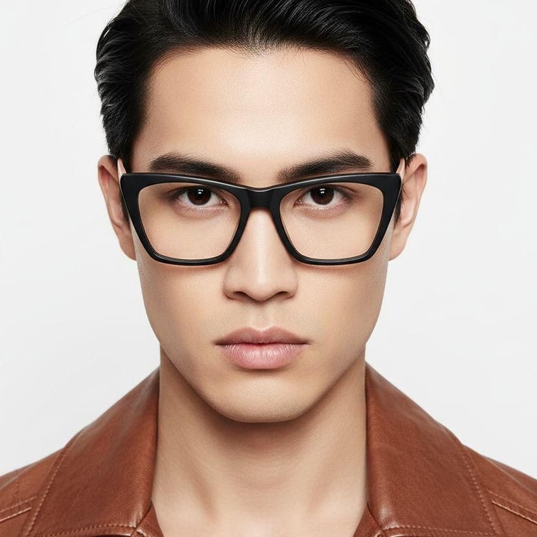 Butterfly Black Acetate Glasses #BS2012-0670